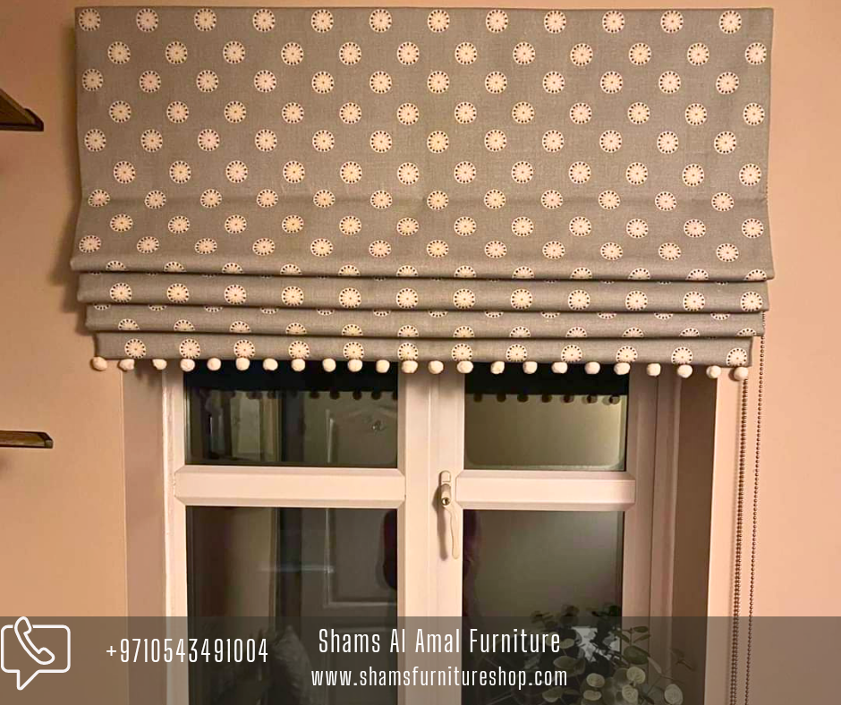 Roman blind in Dubai is a stylish and functional window treatment option that can add beauty and value to any home.