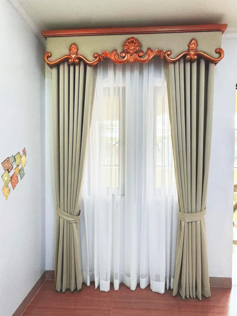 curtains in the windrows