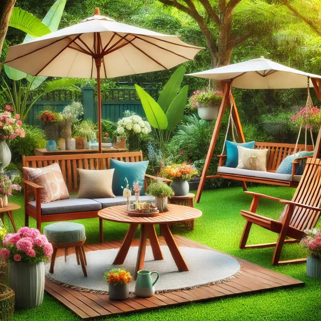 Garden Benches & Swings: Add charm and coziness to your outdoor spaces.