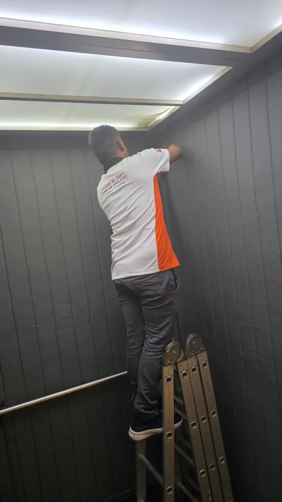 Service Lifts protection installation pad 