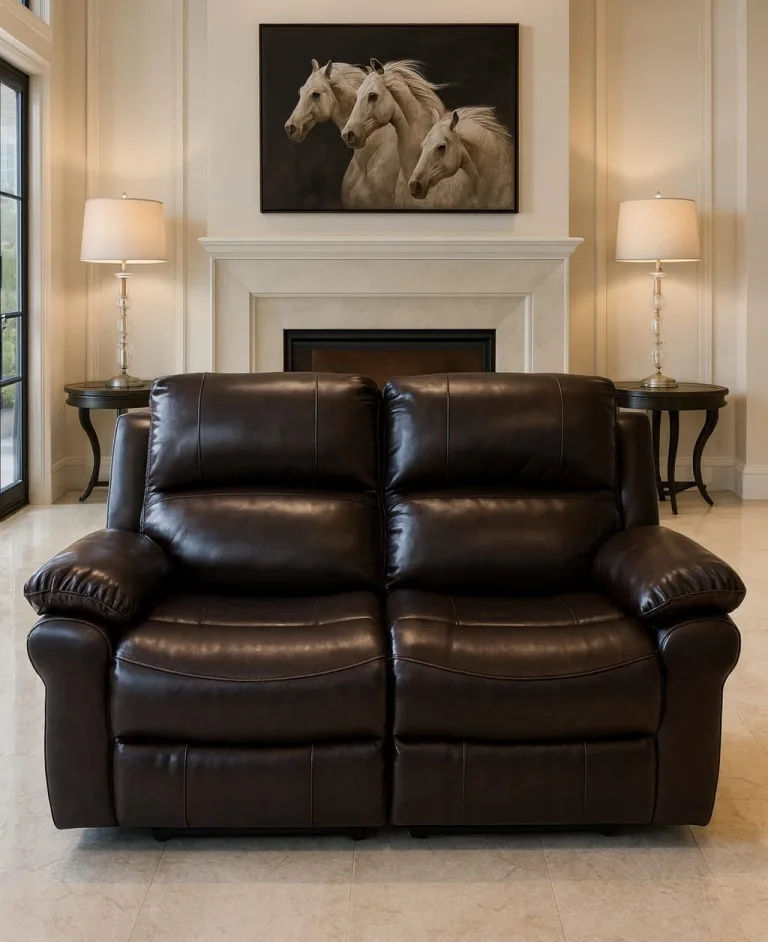 Recliner sofa in the living room